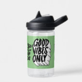 Goede Vibes alleen aangepaste naam Waterfles (Links)