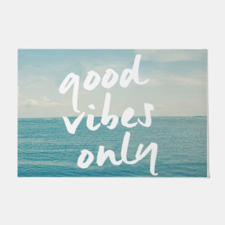 Goede Vibes Alleen Deurmat, Verse Oceaan Deurmat