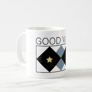 Goede Vibes eenvoudig en impactvol ontwerp Koffiemok