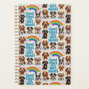 Goede vibes en natte neuzen Speelse doodles Planner