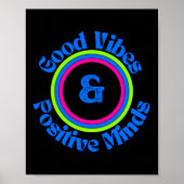 Goede vibes en positieve geesten poster (Voorkant)