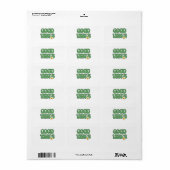 Goede Vibes Etiket (Full Sheet)
