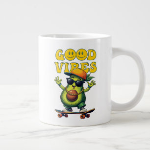 Goede vibes extra grote beker