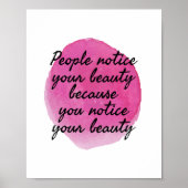 goede vibes - gezegden voor zelfliefde en zelfzorg poster (Voorkant)