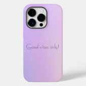 Goede vibes iphone 14 pro hoesje (Achterkant)