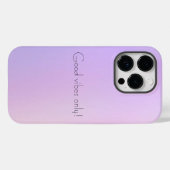 Goede vibes iphone 14 pro hoesje (Achterkant (horizontaal))
