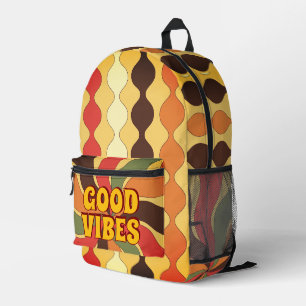 Goede Vibes Retro Fun Bedrukte Rugzak