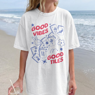 Goede Vibes Retro Mahjong T-shirt