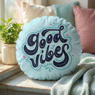 Goede Vibes Rond Kussen