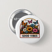 Goede Vibes Ronde Button 5,7 Cm (Voorkant /achterkant)