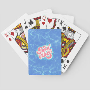 Goede Vibes Strand/zwembad Pokerkaarten