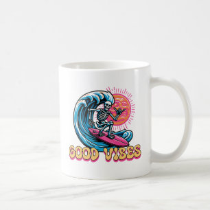 Goede Vibes - Surfen - Summer Vibes Koffiemok