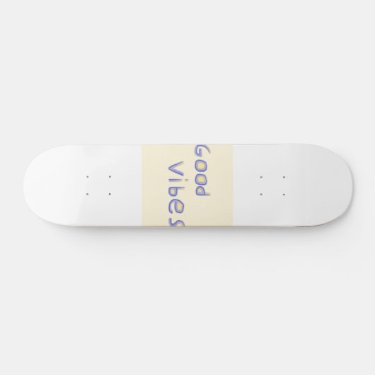 Goede vibes tekstkunst skateboard (Horizontaal)