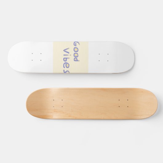 Goede vibes tekstkunst skateboard (Horizontaal)