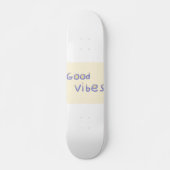 Goede vibes tekstkunst skateboard (Voorkant)