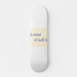 Goede vibes tekstkunst skateboard