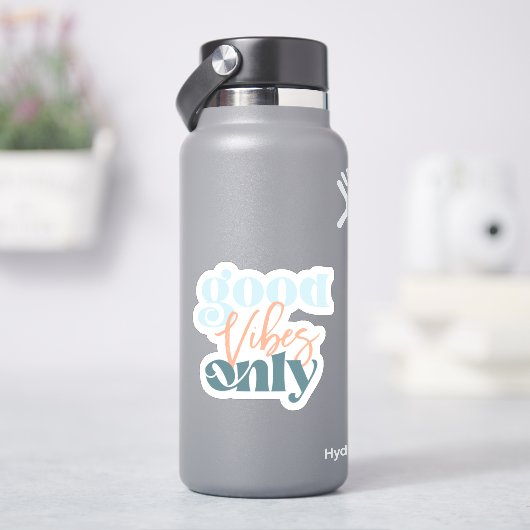 Goede Vibes Waterdichte Sticker (HydroFlask)