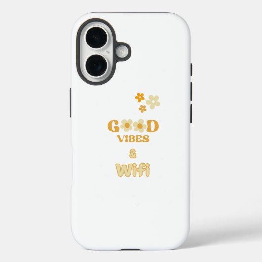 Goede Vibes & Wifi Telefoonhoes Case-Mate iPhone Case (Achterkant)