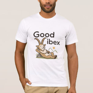 Goede Vibex Grappige Ibex T-Shirt met Stijlvolle G
