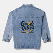 Goede vibs denim jacket (Achterkant)