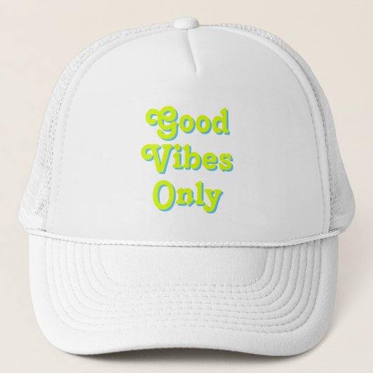 Goede virussen Alleen chartreuse groen lichtblauw Trucker Pet (Voorkant)