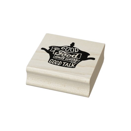 Goede Voedsel Citaten Rubberstempel (Stempel)