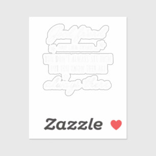 Goede vriend zijn als sterren, ze zijn er altijd. sticker