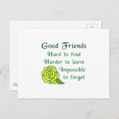 GOEDE VRIENDEN BRIEFKAART (Voorkant / Achterkant)