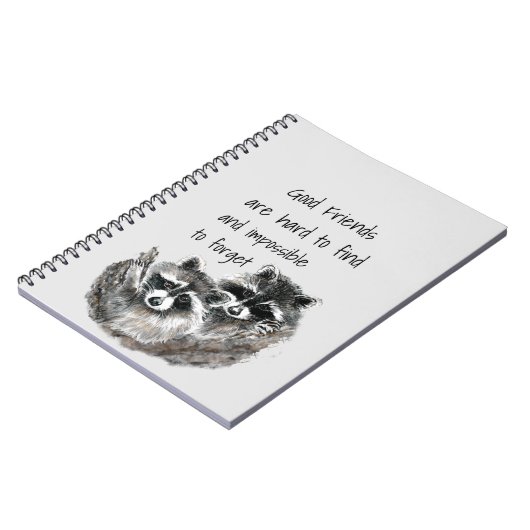 Goede Vrienden moeilijk te vinden onmogelijke verg Notitieboek (Linkerzijde)