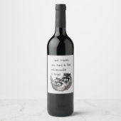 Goede Vrienden moeilijk te vinden onmogelijke verg Wijn Etiket (Voorkant)