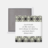 Goede vrienden zijn als sterren Aangepaste prijsop Magneet (Voorkant / Achterkant)