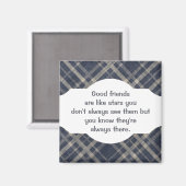 Goede vrienden zijn als sterren Aangepaste prijsop Magneet (Voorkant / Achterkant)