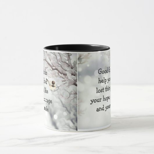 Goede vriendschapsvriendschap Citaat uit vogelpest Mok (Midden)