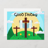 Goede Vrijdag Briefkaart (Voorkant / Achterkant)