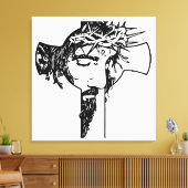 Goede Vrijdag gebeden Canvas Afdruk (Insitu (Woonkamer))