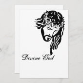 Goede Vrijdag godgoddelijke platte Kaart (Voorkant / Achterkant)