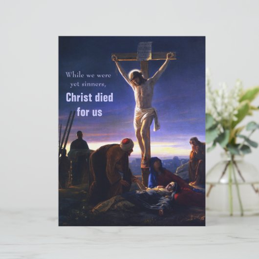 Goede Vrijdag  Kerk Bulletin (Staand voorkant)