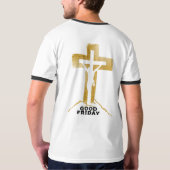 Goede Vrijdag | Mannen Ringer T-shirt (Achterkant)