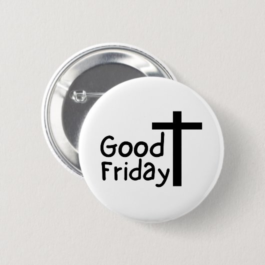 Goede Vrijdag Ronde Button 5,7 Cm (Voorkant /achterkant)
