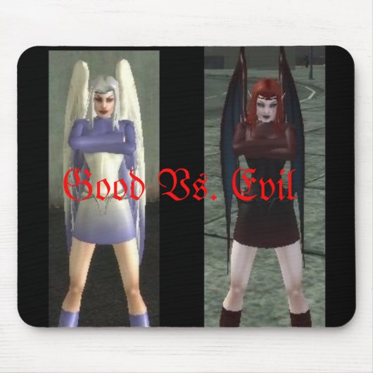 Goede Vs. Kwaad Muismat (Voorkant)