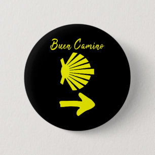 Goede Weg Van Santiago De Compostela St. Jakobsweg Ronde Button 5,7 Cm