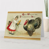 Goede wensen voor de Dankzeggingsdag Kaart (Voorkant)