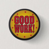 GOEDE WERKerkenning en waardering Ronde Button 3,2 Cm (Voorkant)