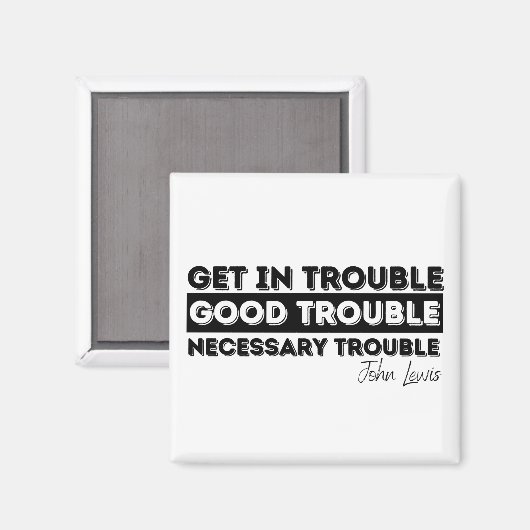 goede zaak , john lewis magneet (Voorkant / Achterkant)