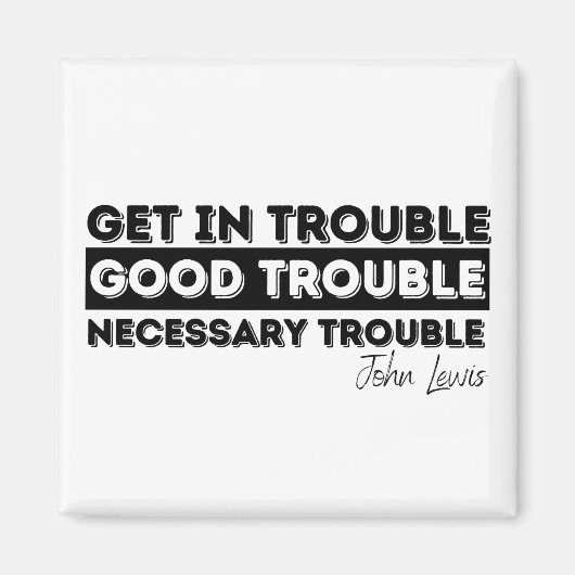 goede zaak , john lewis magneet (Voorkant)