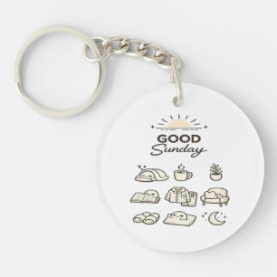 GOEDE ZONDAG Gezellige Slow Living Design LUNI Sleutelhanger