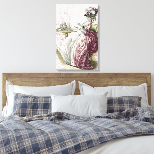 Goedemiddag, Tea! Canvas Afdruk (Insitu (Slaapkamer))
