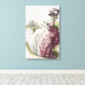 Goedemiddag, Tea! Canvas Afdruk (Insitu (Houten vloer))