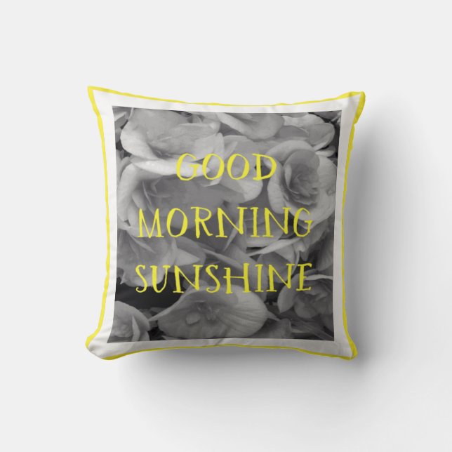 Goedemorgen, 16"X16" Pillow Kussen (Voorkant)