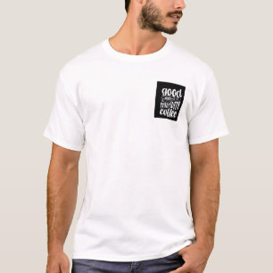 Goedemorgen beginnen met koffie handlettertype t-shirt